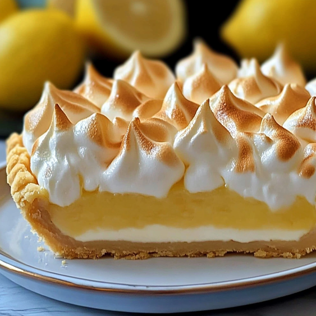 Recipe preparation for Golden Lemon Meringue Pie
