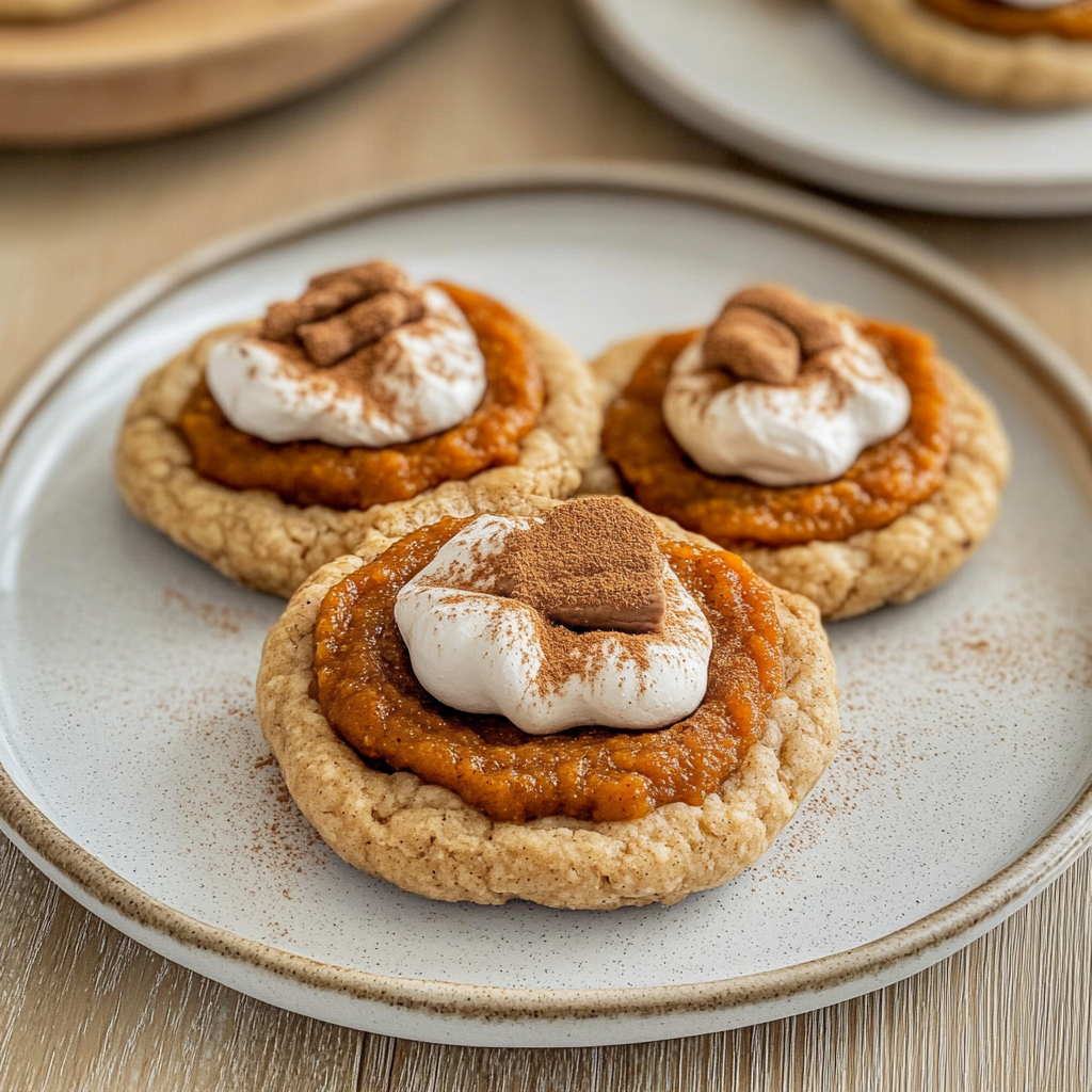 Recipe preparation for Vegan Pumpkin Pie Cookies