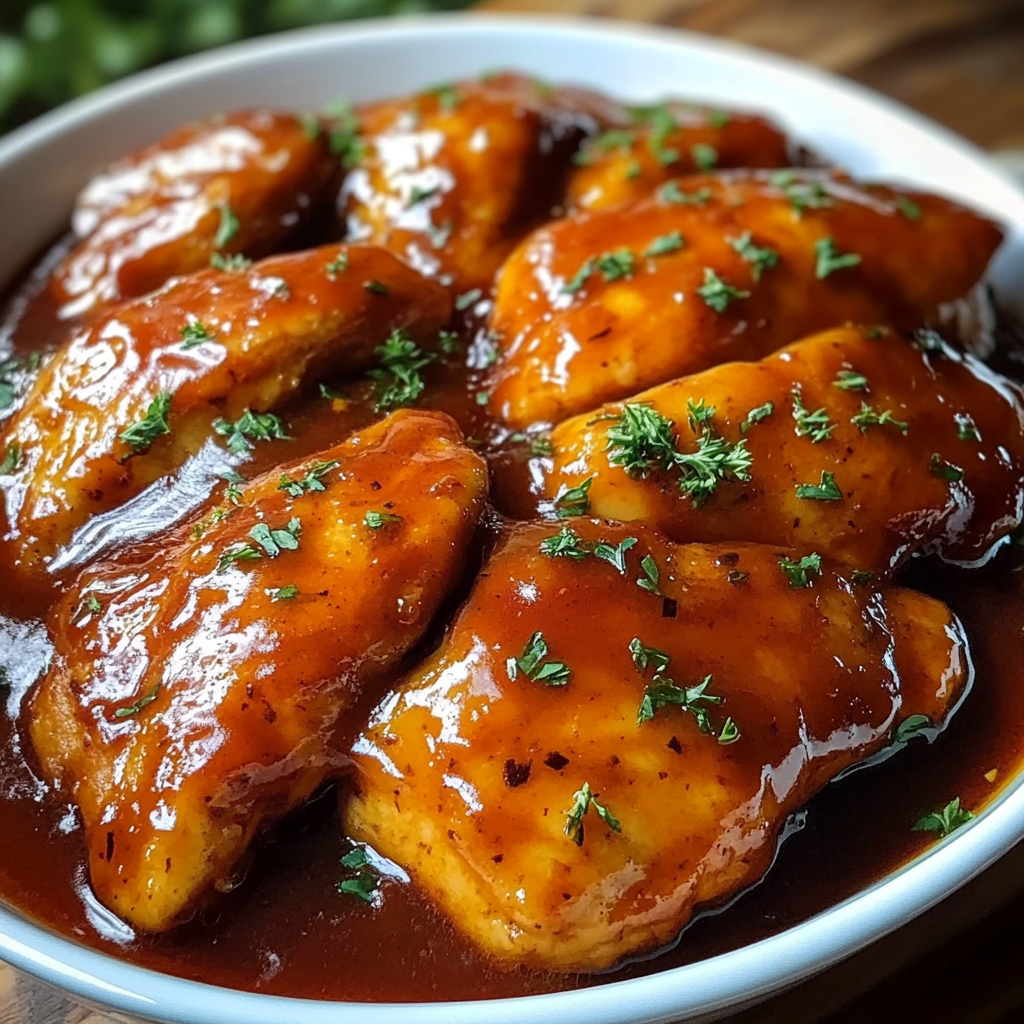 Recipe preparation for Crock Pot Catalina Chicken