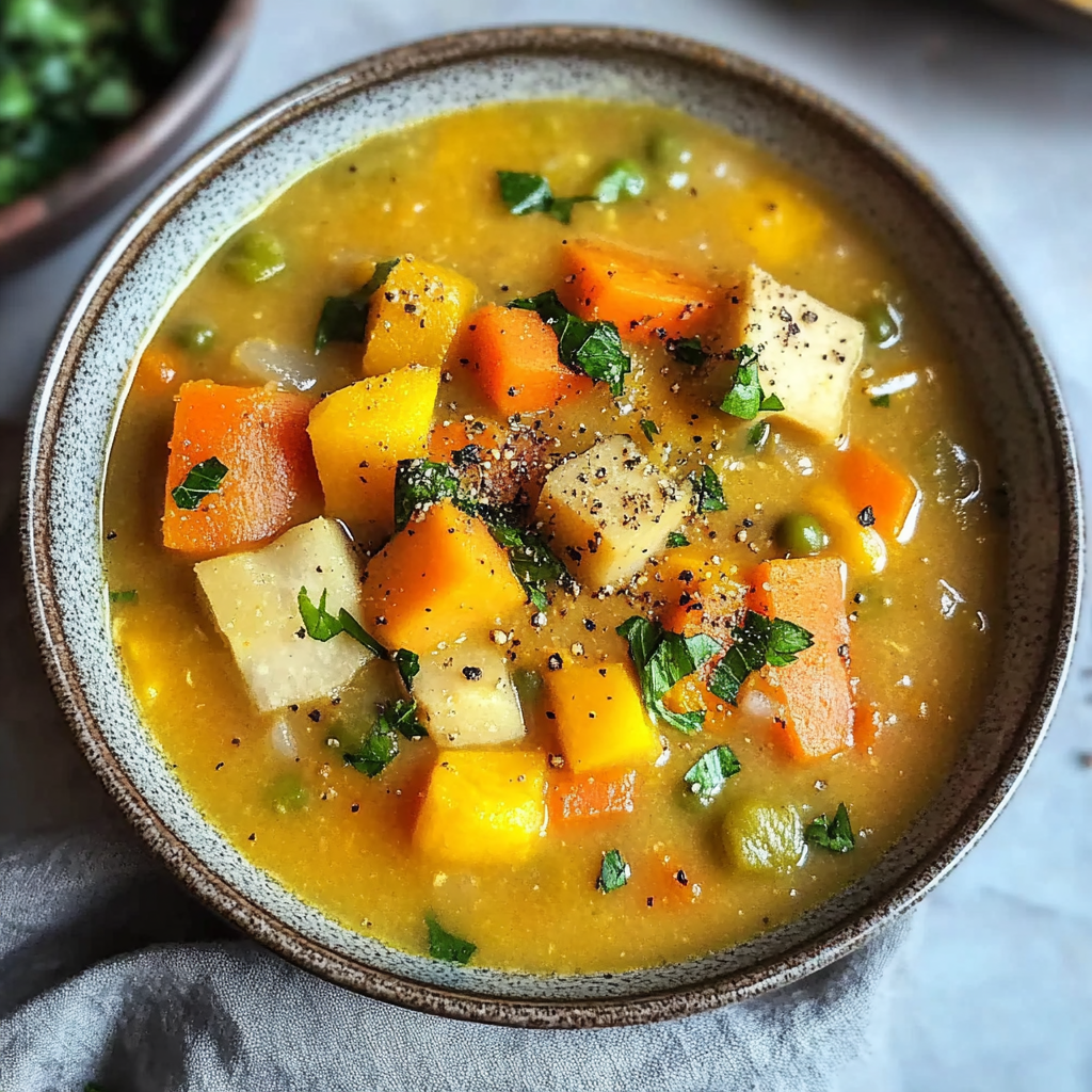 Recipe preparation for Immune Boosting Vegetable Soup