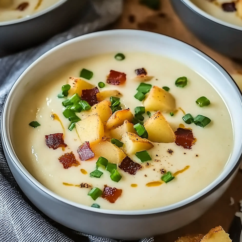 Recipe preparation for Creamy Potato Soup