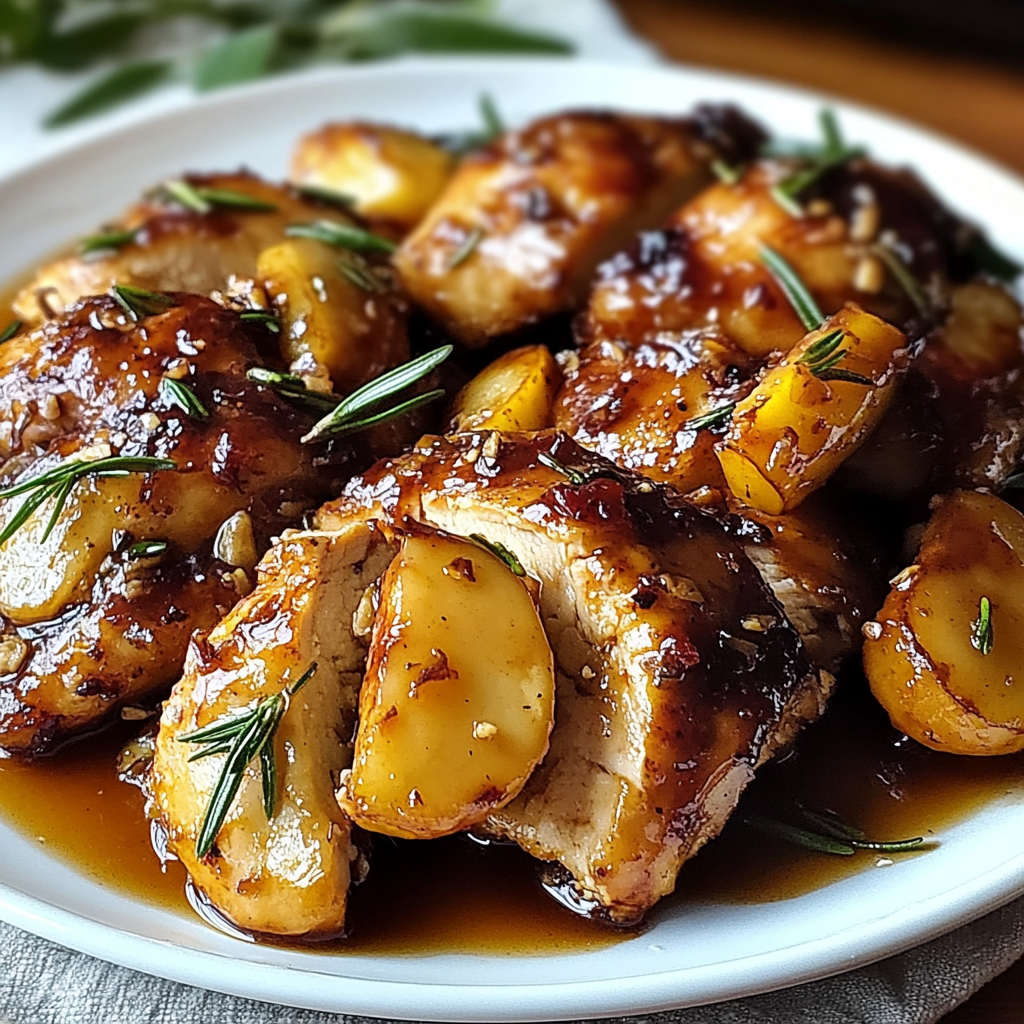 Recipe preparation for Apple Cider Chicken