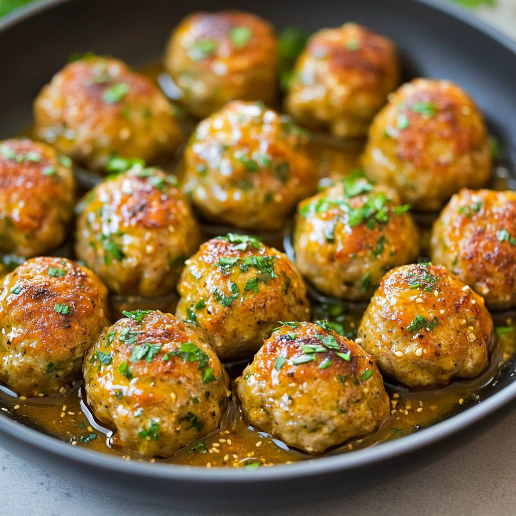 Recipe preparation for chicken meatballs