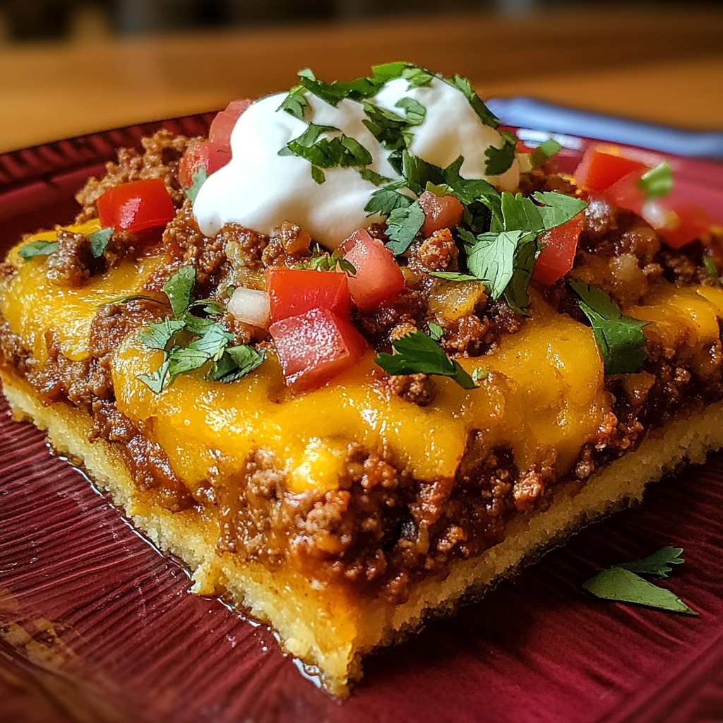Recipe preparation for Mexican Hot Tamale Pie