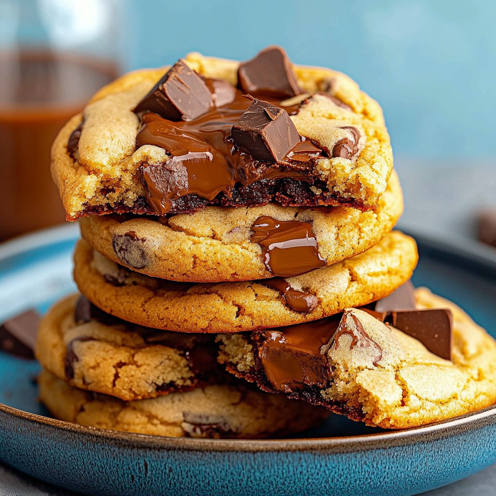 Recipe preparation for Thick Chocolate Chunk Cookies