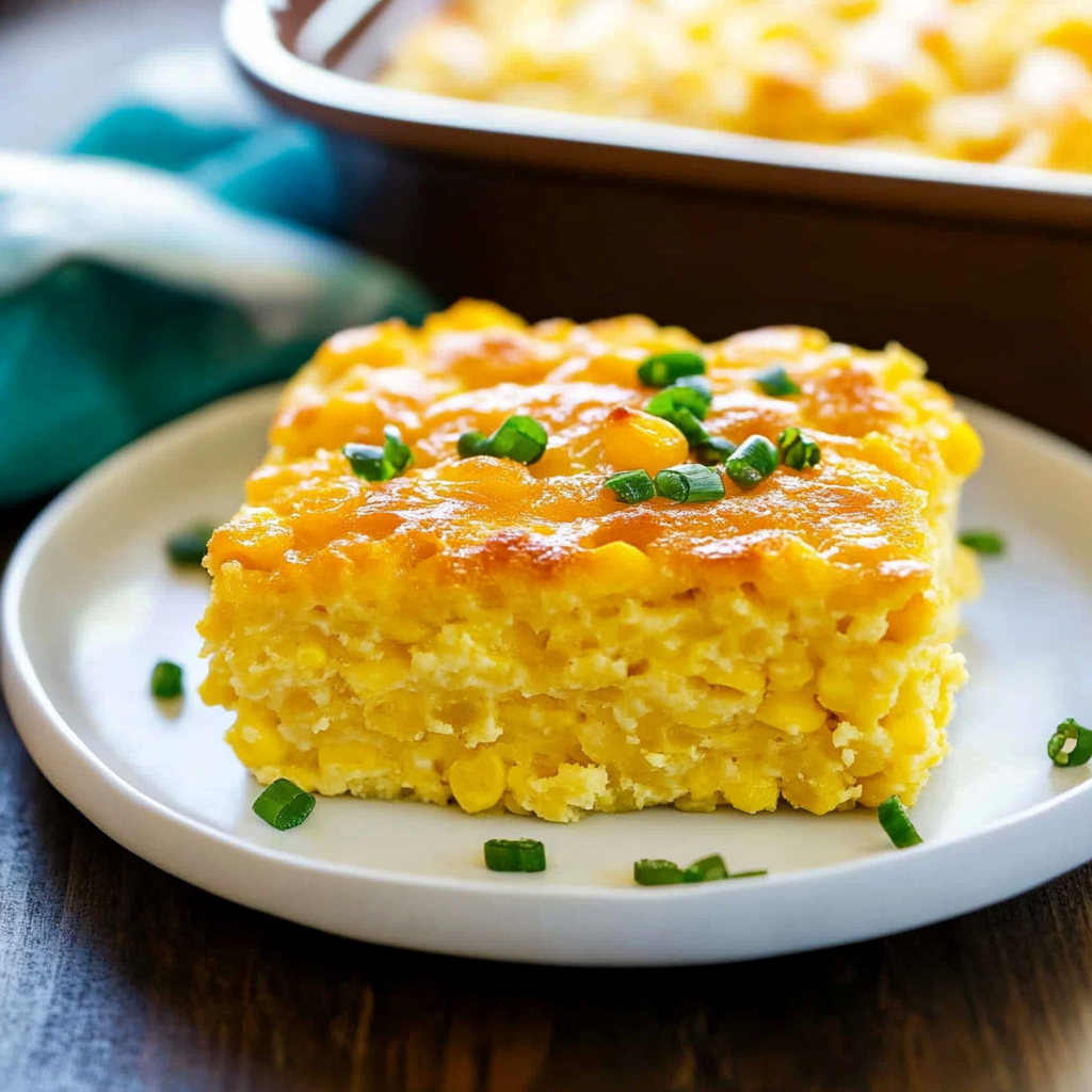 Recipe preparation for Corn Pudding