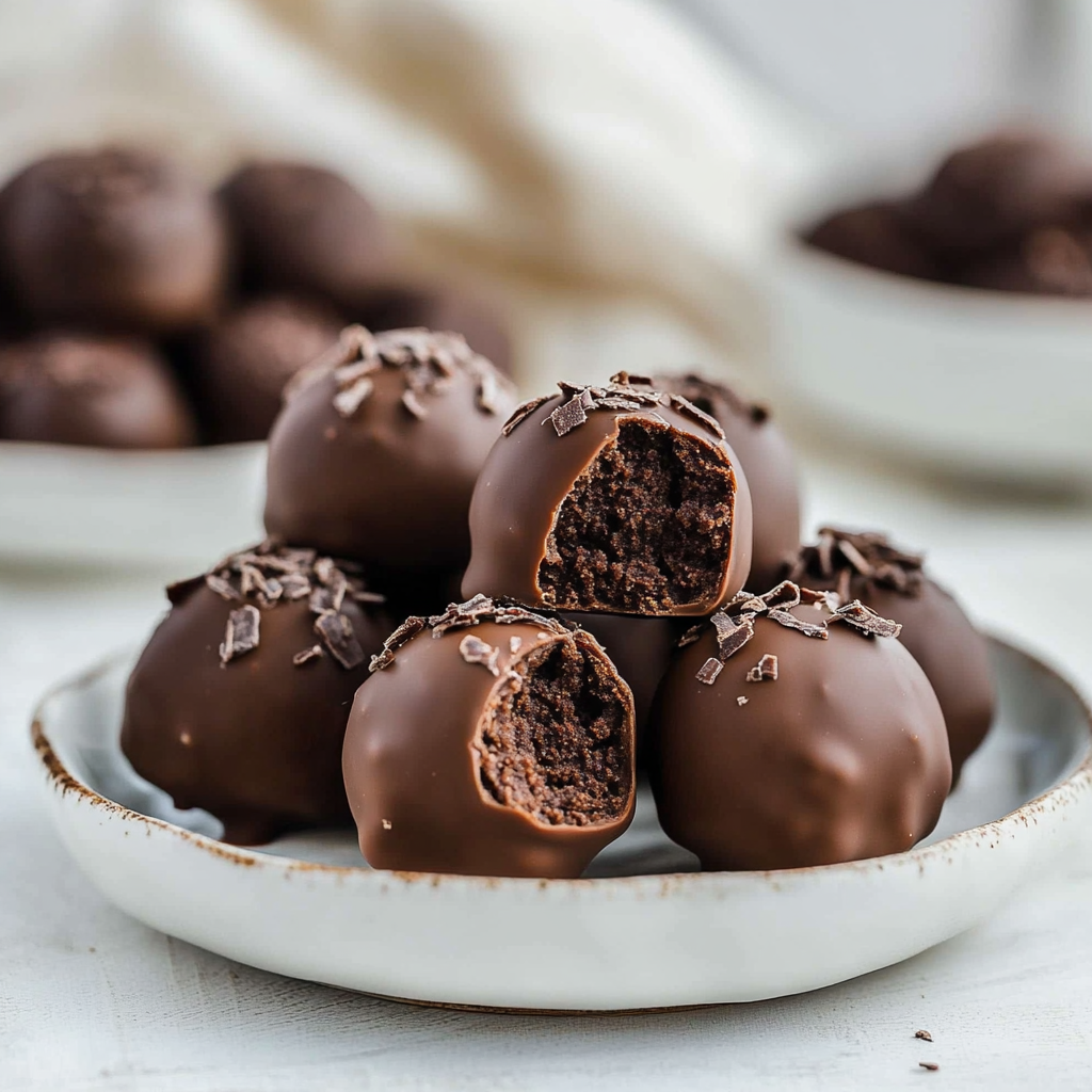 Recipe preparation for Chocolate Truffles