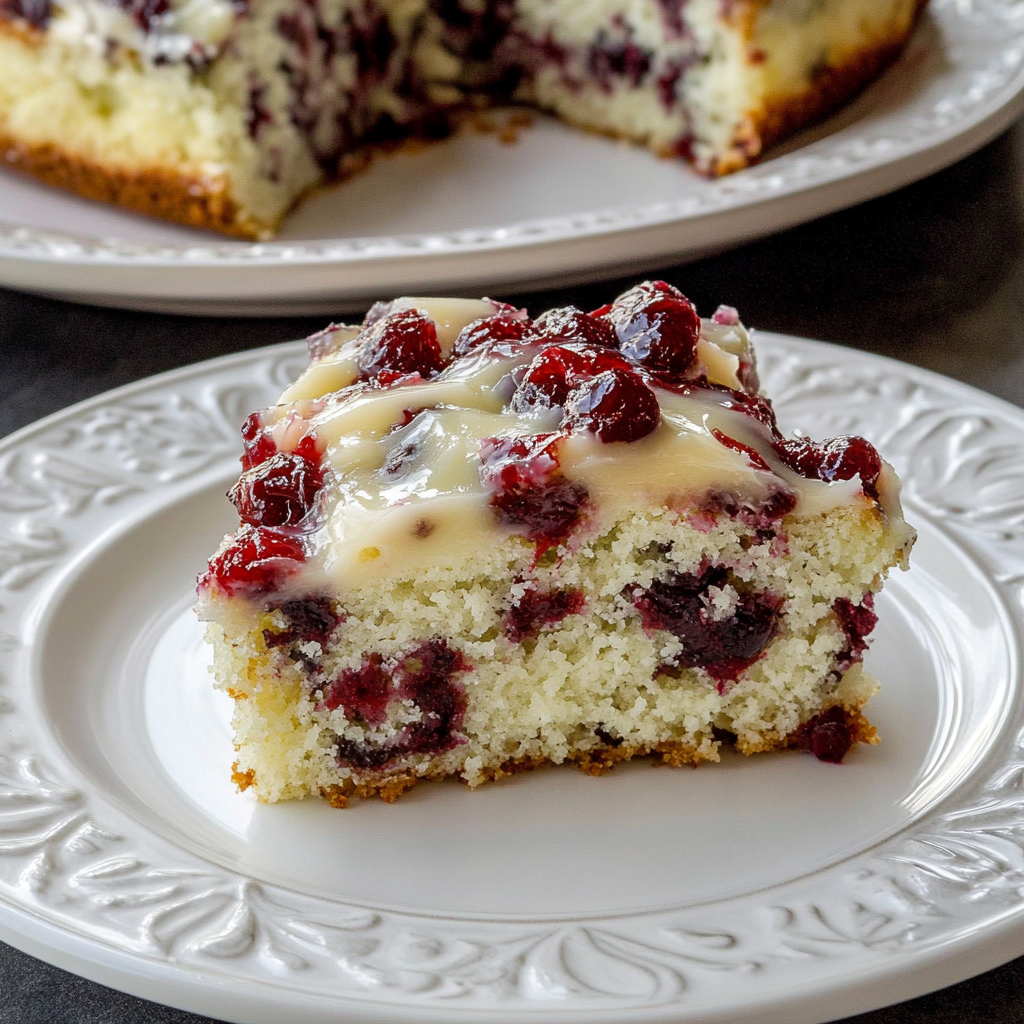 Recipe preparation for Cranberry Bliss Coffee Cake