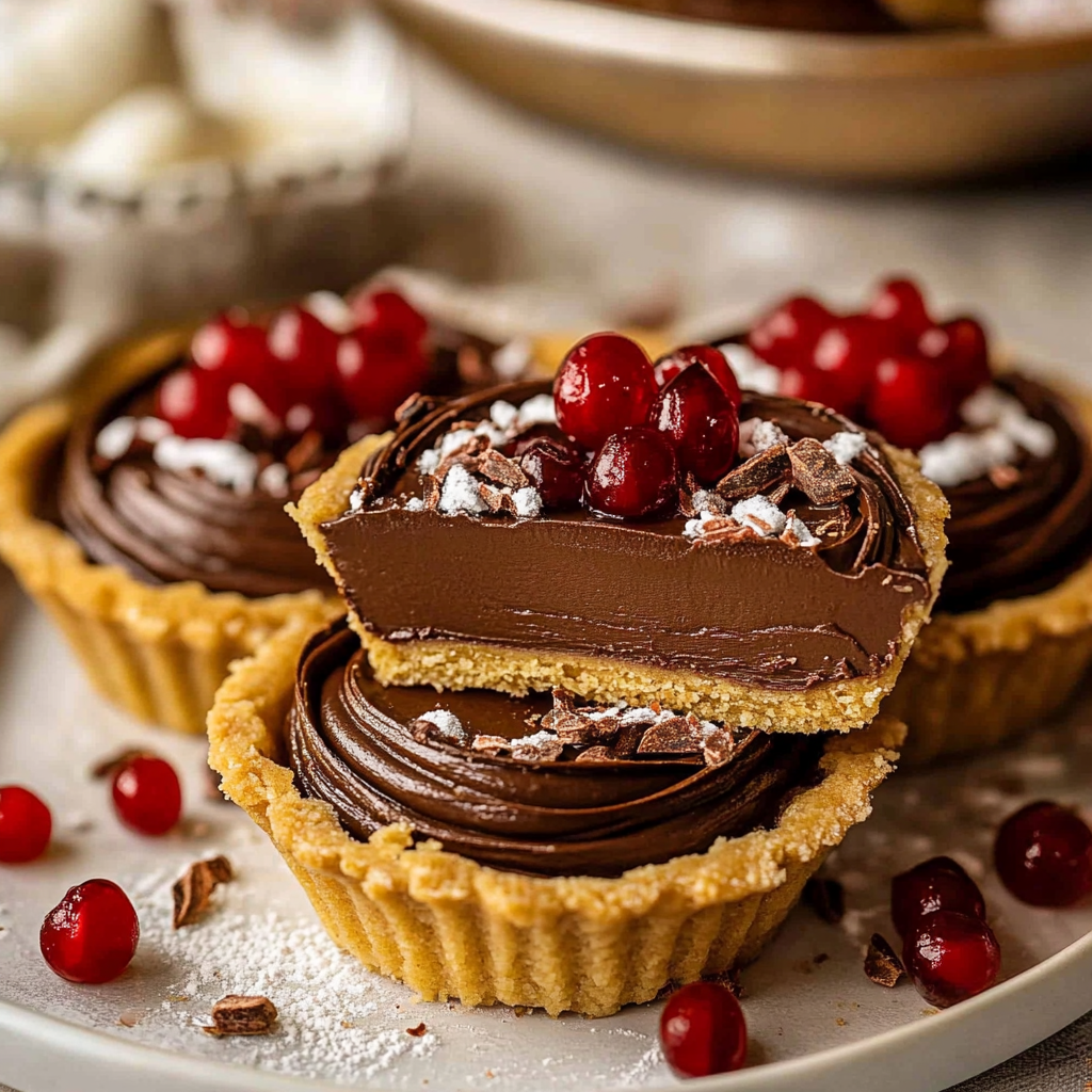 Recipe preparation for Chocolate Mini Tarts