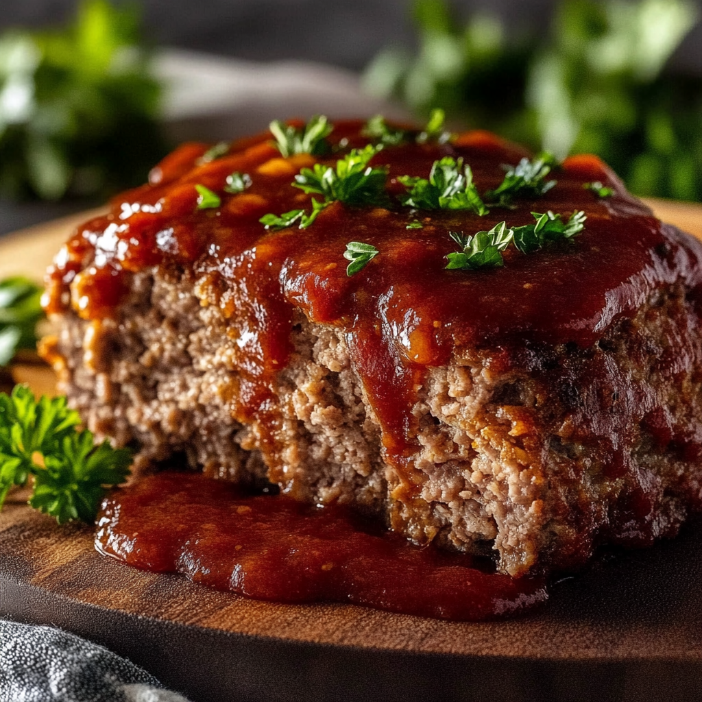 Recipe preparation for Classic Meatloaf Ground Beef
