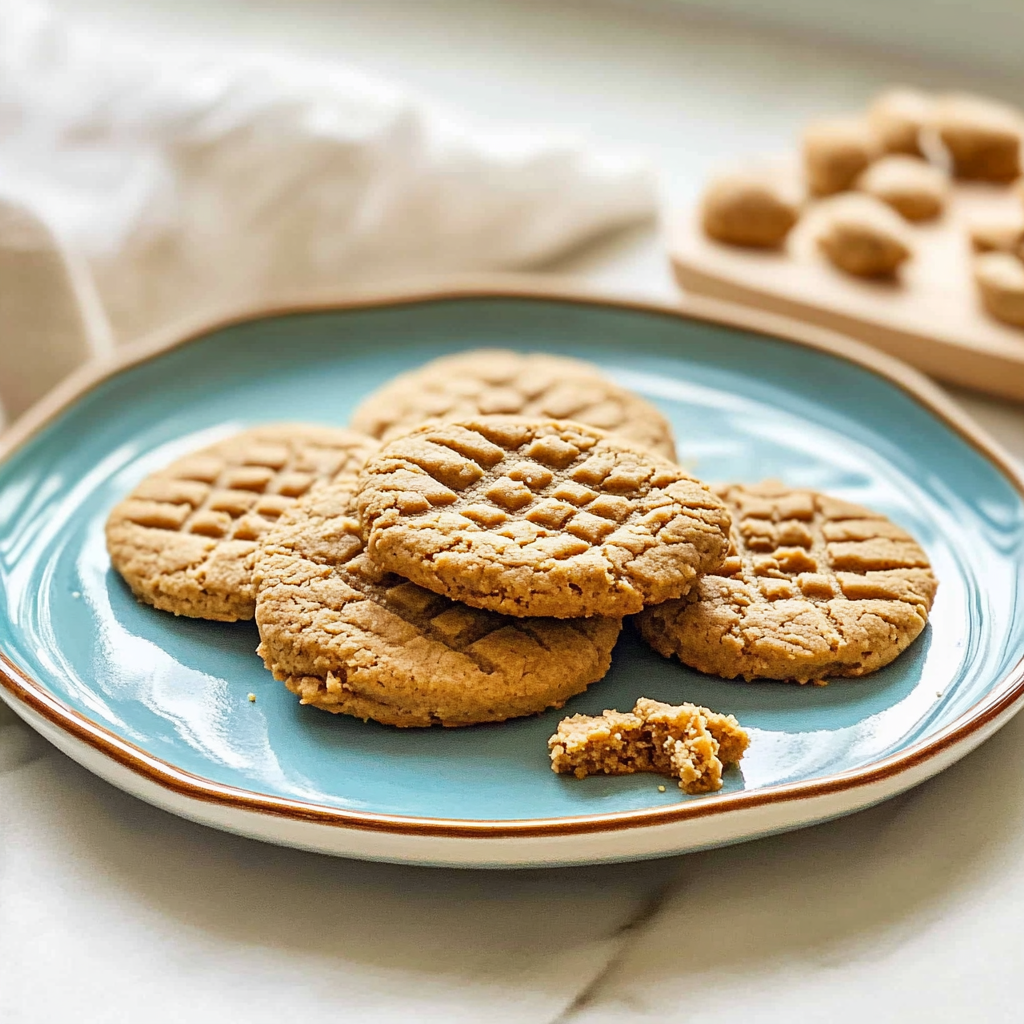 Recipe preparation for 3-Ingredient Flourless Peanut Butter Cookies