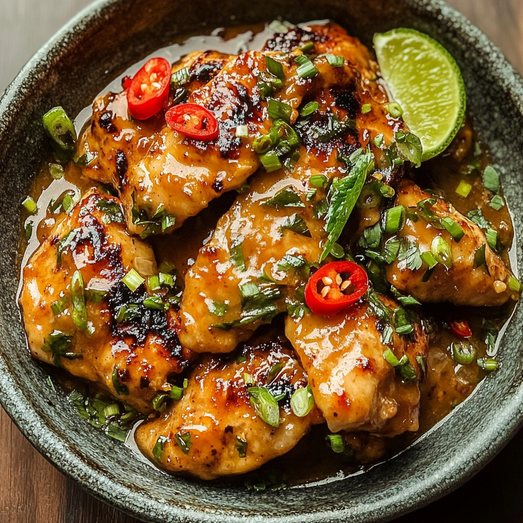 Recipe preparation for Vietnamese Lemongrass Chicken