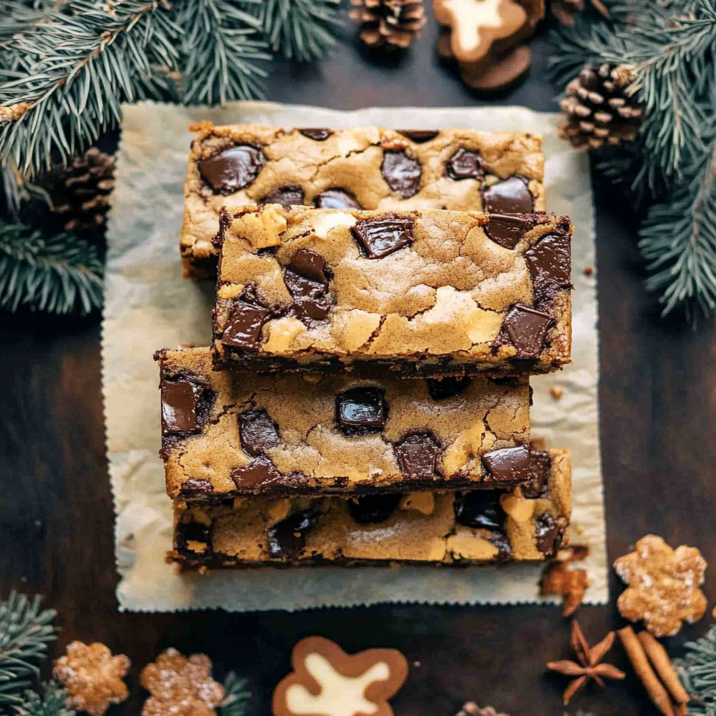 Recipe preparation for Brown Butter Gingerbread Cookie Bars