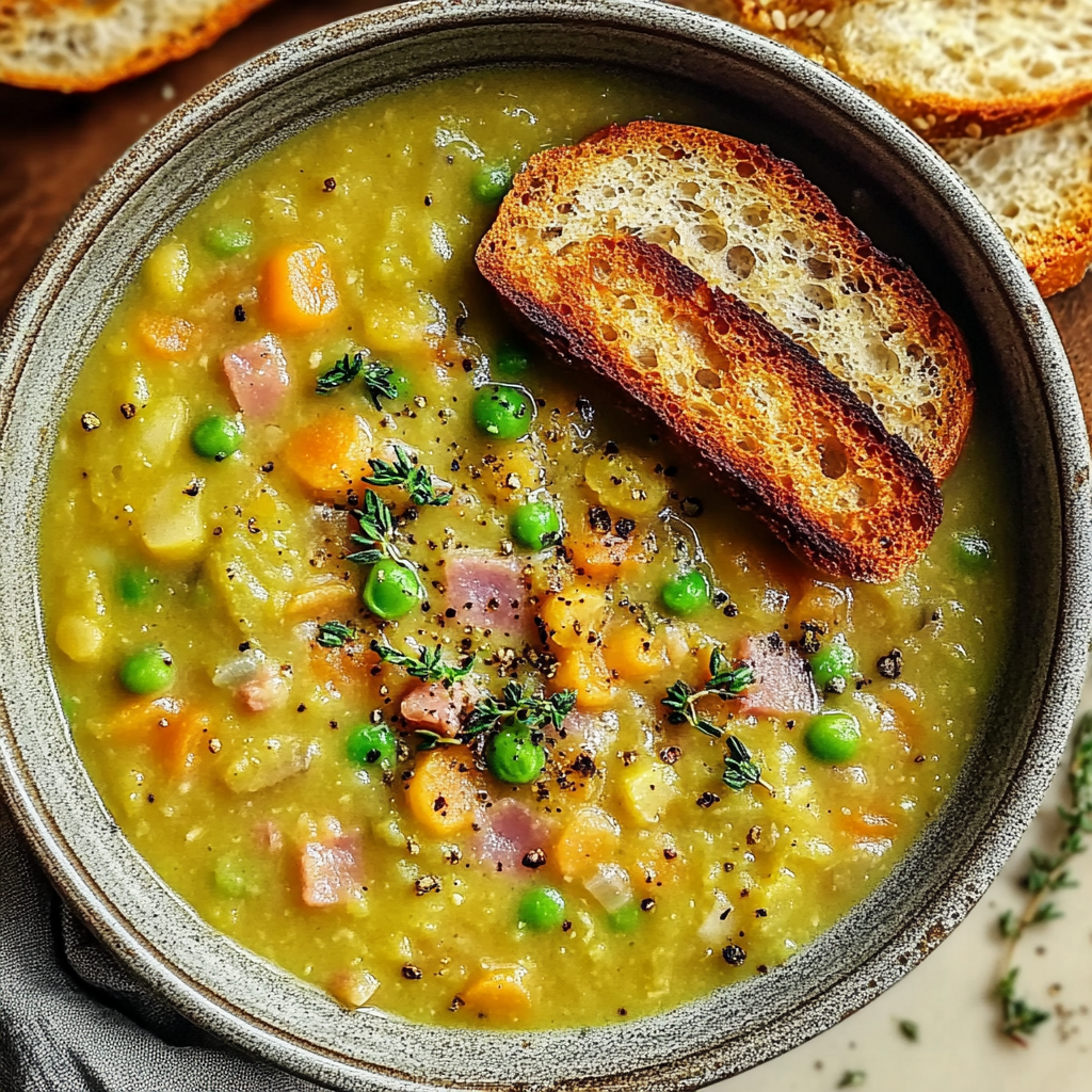 Recipe preparation for Split Pea Soup