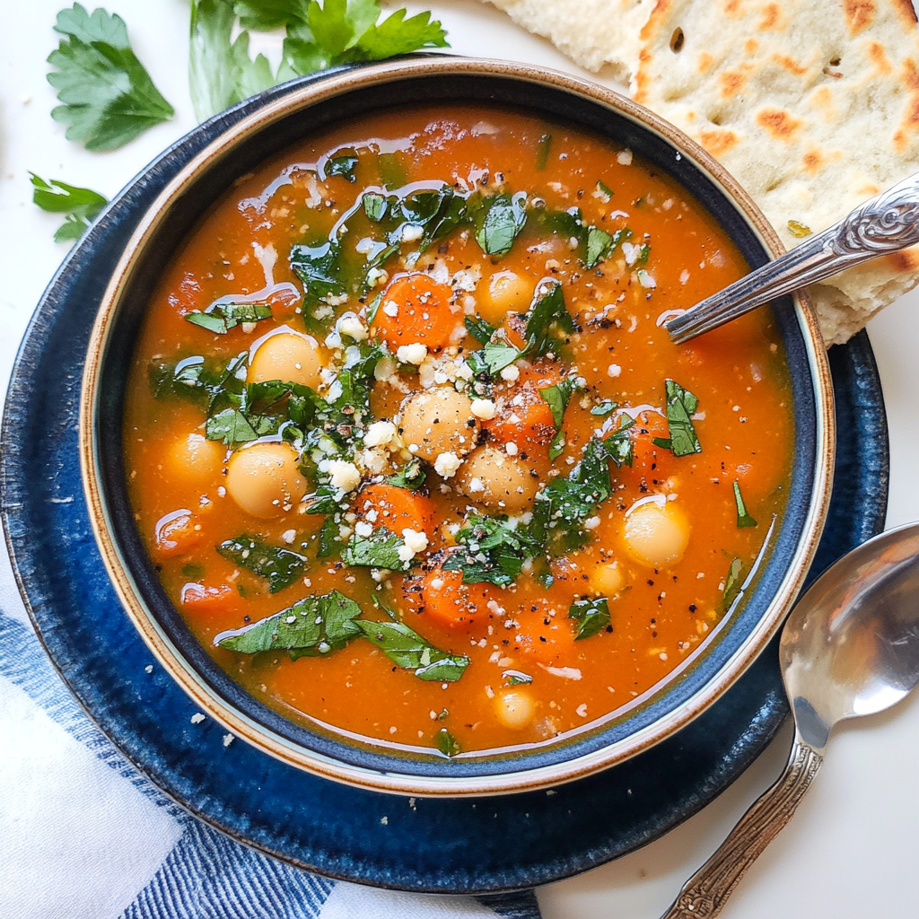 Recipe preparation for Mediterranean Soup