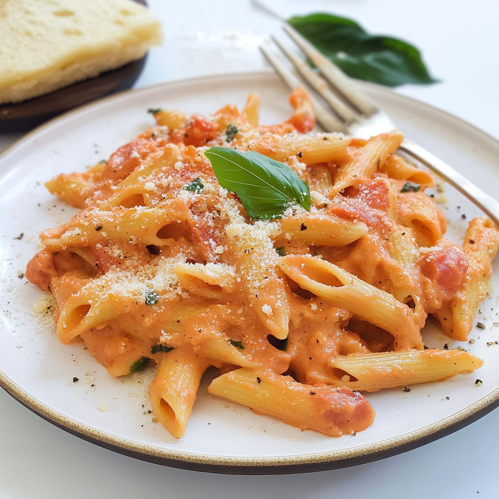 Recipe preparation for Tomato and Ricotta Pasta