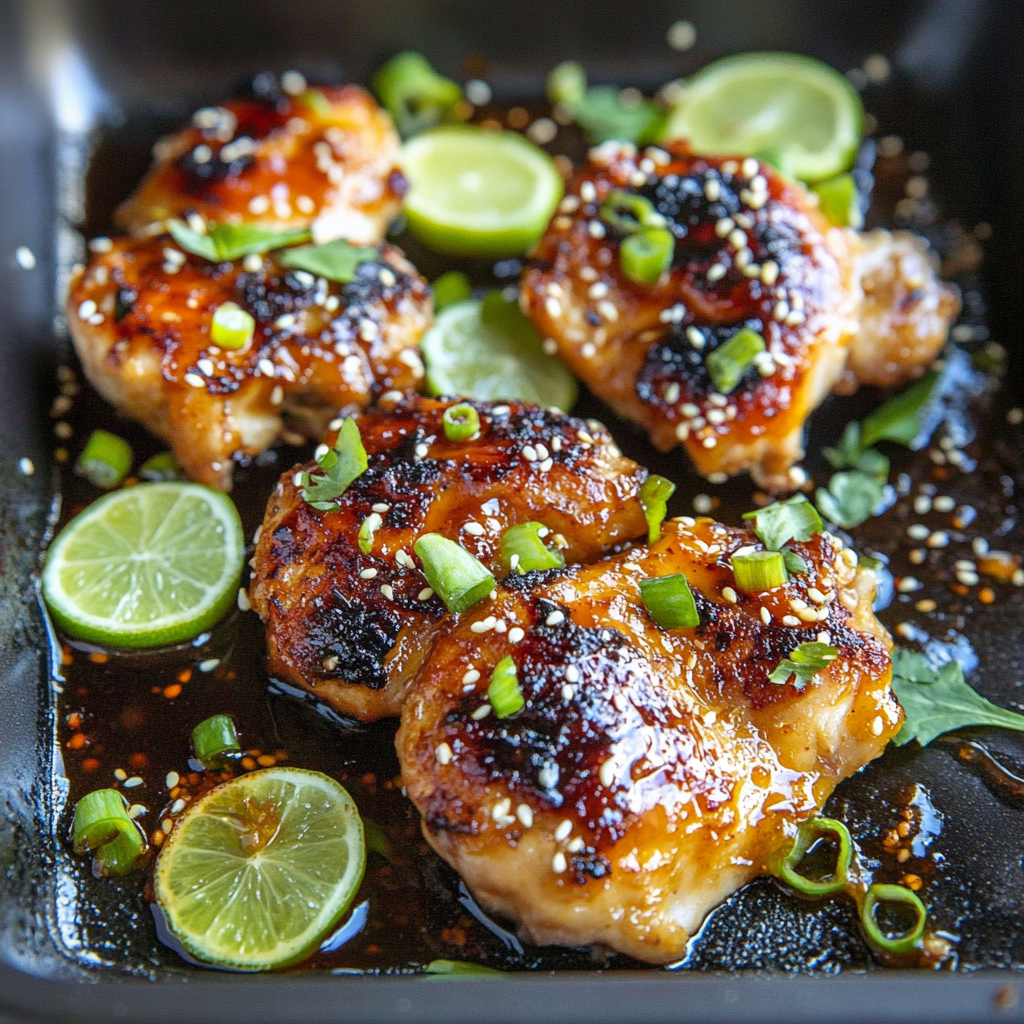 Recipe preparation for Honey Lime Chicken