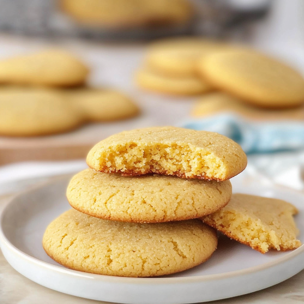Recipe preparation for Cornmeal Cookies