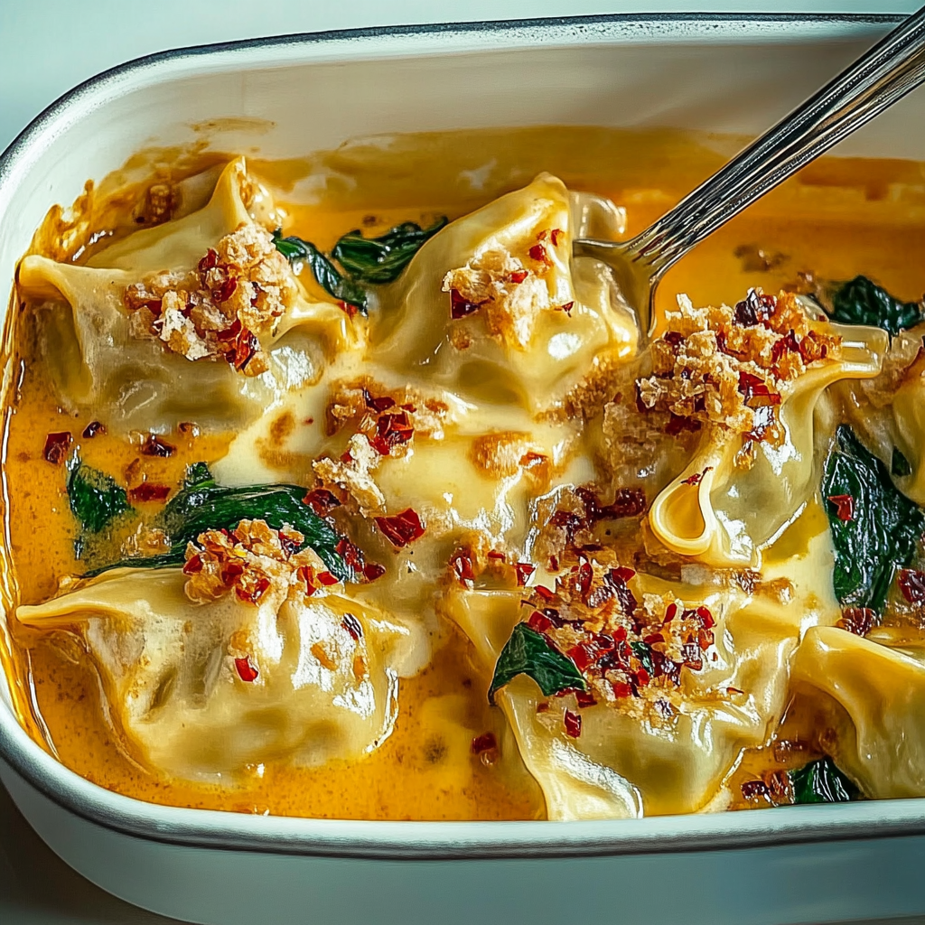 Recipe preparation for Joe’s Viral Dumpling Bake