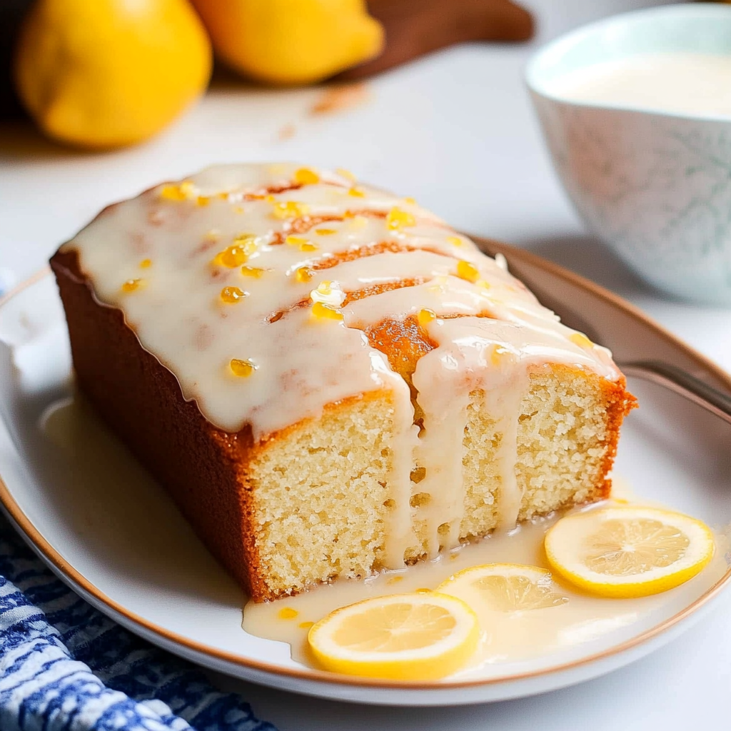 Recipe preparation for lemon loaf cake