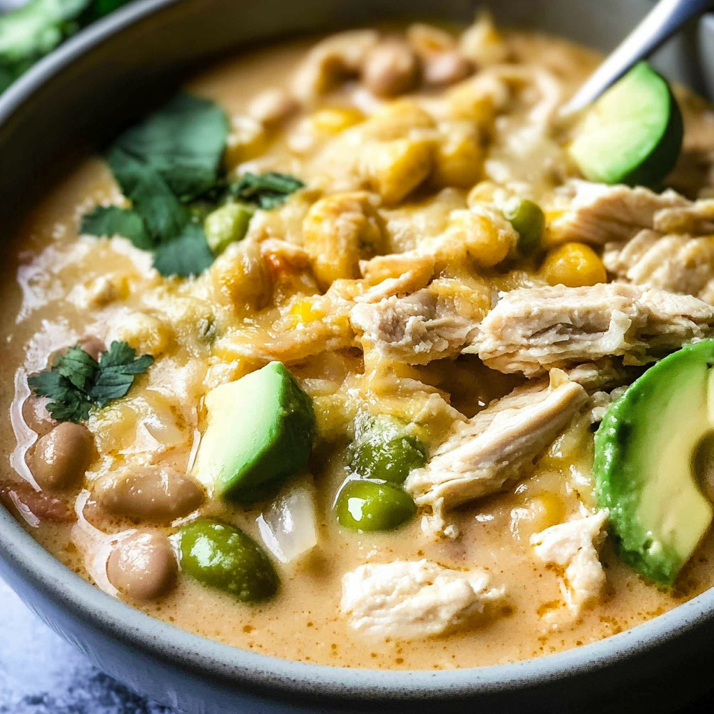 Recipe preparation for White Bean Chili With Chicken