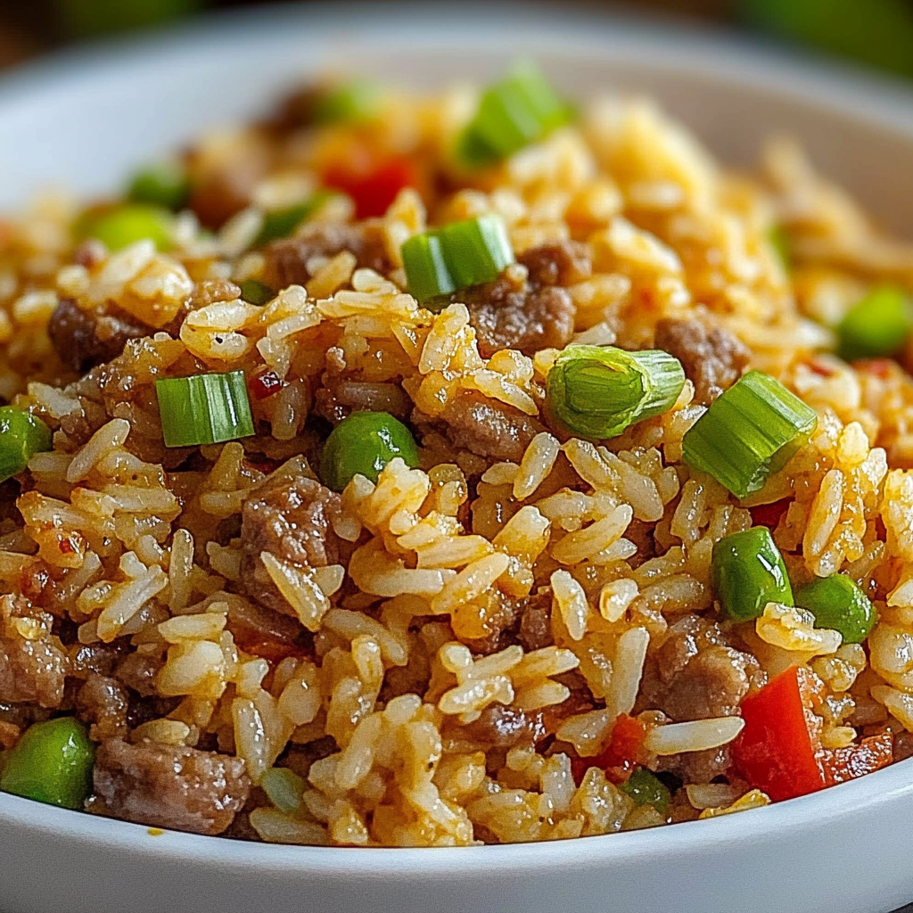 Recipe preparation for Popeyes Cajun Rice Copycat