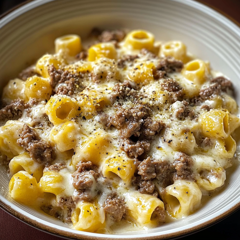 Recipe preparation for One-Pot Beef Cheddar Ranch
