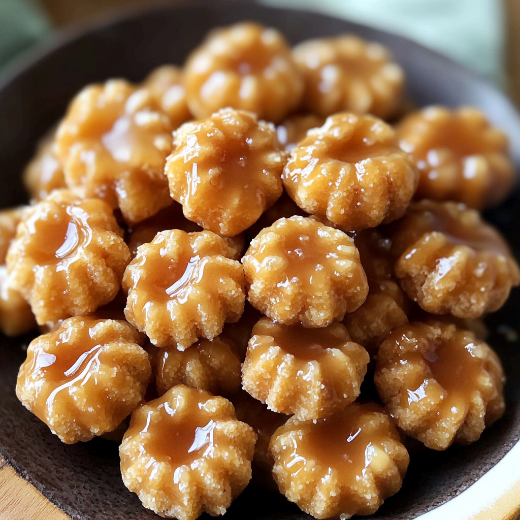 Recipe preparation for Salted Caramel Cracker Bites