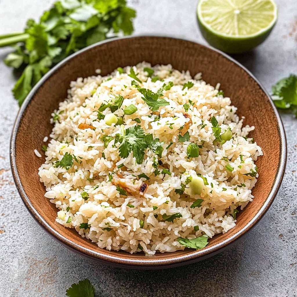Recipe preparation for Cilantro Lime Rice