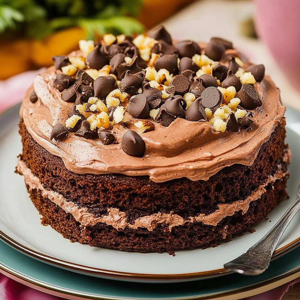 Recipe preparation for Chocolate Carrot Cake
